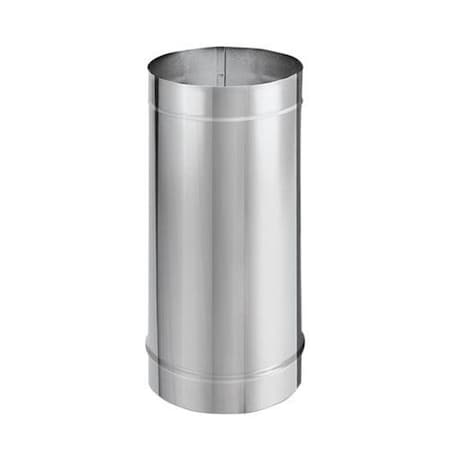 M&G Duravent M&G DuraVent 115026 8 x 24 in. Single Wall Stove Pipe Straight Length - Stainless Steel 115026